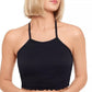 Salt + Cove Women'sTextured Smocked Hipster Swim Bottom Black Size Small