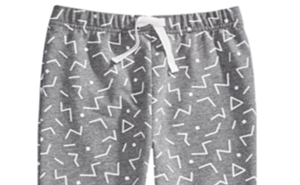First Impressions Toddler Boy's Geo Print Joggers Gray Size 4T