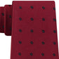 Calvin Klein Men's Molten Oval Self Tied Necktie Red Size Regular