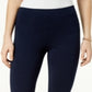 Maison Jules Women's Solid Pull on Leggings Blue Size X-Small