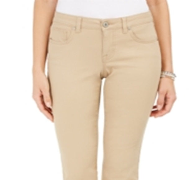 Style & Co Women's Curvy Fit Bootcut Jeans Brown Size 8