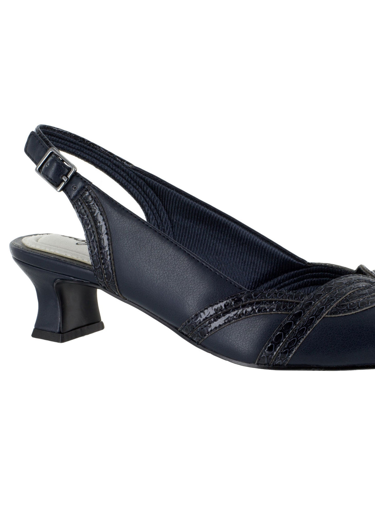 Easy Street Women's Stunning Slingback Navy Size 10 WW
