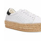 Steve Madden Women's Lace up Fashion Sneakers White Size 5.5 M