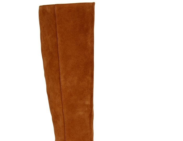 DV By Dolce Vita Women's Orphie Leather Pointed Toe Riding Boots -Brown Size 9.5M