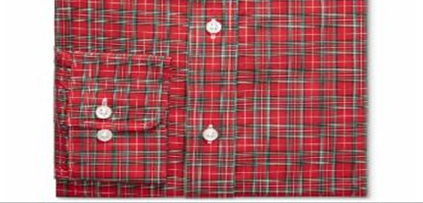 Ralph Lauren Men's Dress Shirt Red Size 14.5X32X33