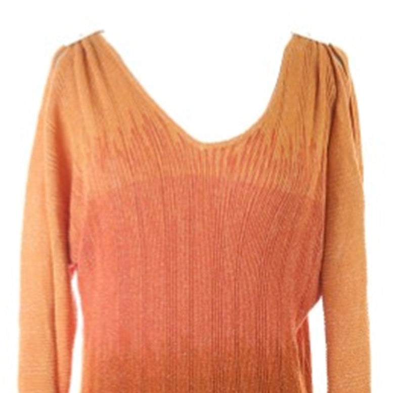 JM Collection Women's Scoop Neck Top RedSize Small