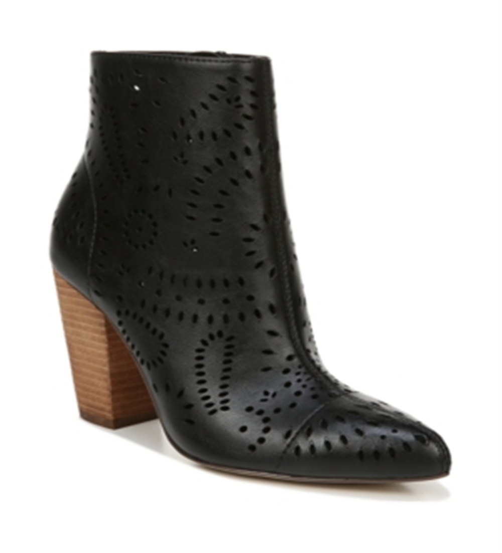 Carlos by Carlos Santana Women's Taryn Block Heel Boot Black Size 9 M