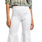 Free People Women's Cha Cha Flare Jeans White Size 24