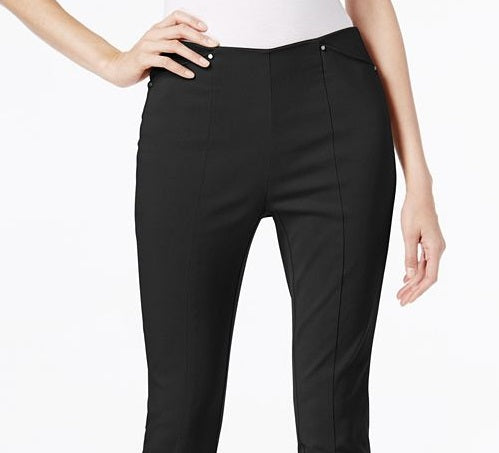 Alfani Women's Pull on Skinny Ankle Pants Black Size -14