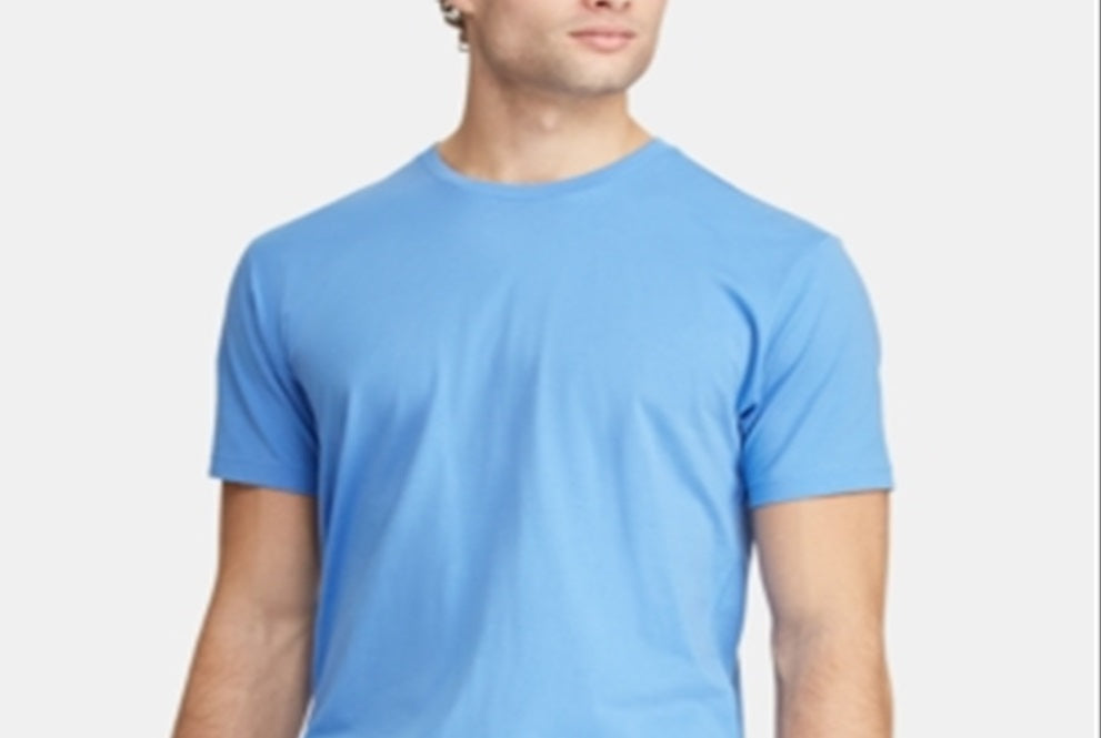 Ralph Lauren Men's Enzyme Cotton Crew Neck T-Shirt Blue Size Large