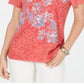 Style & Co Petite Graphic-Print T-Shirt Red Size Petite XL