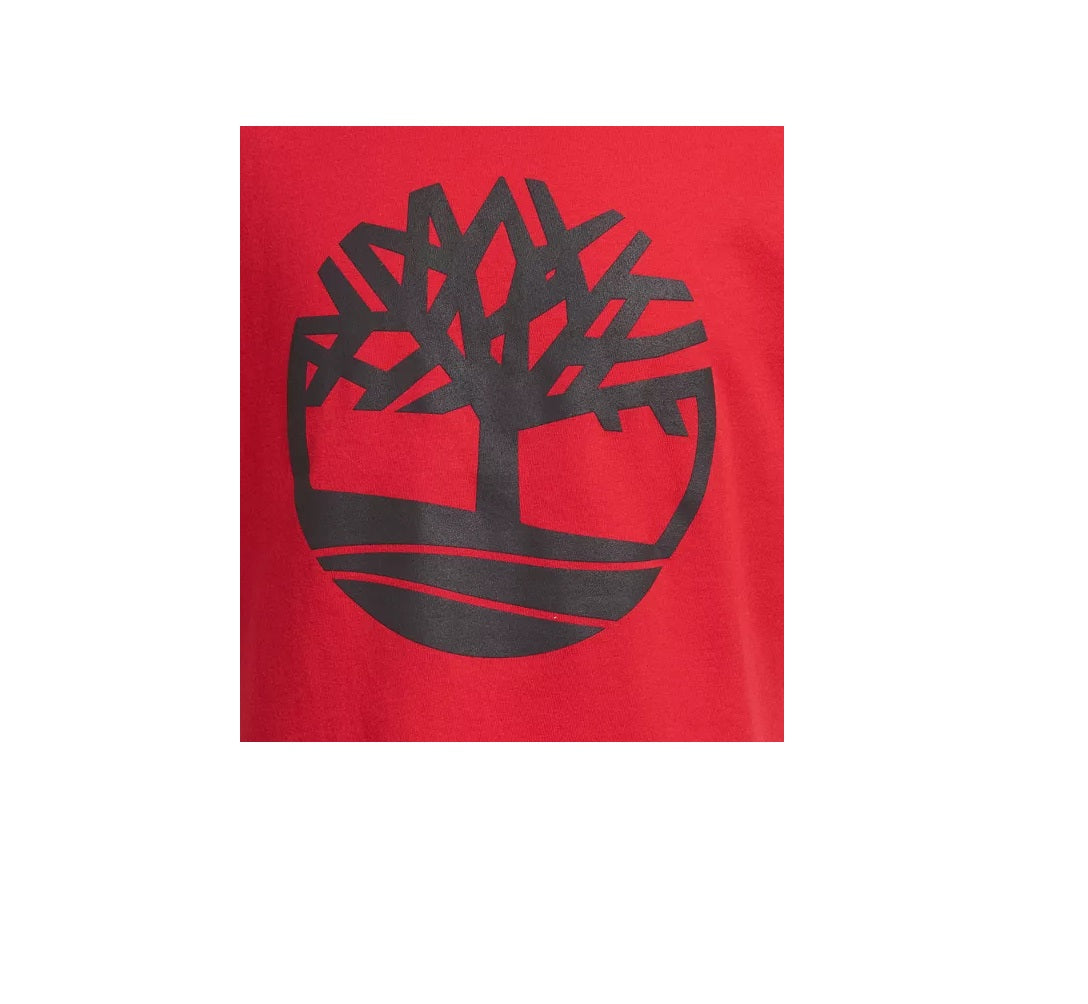Timberland Boys' Tree Logo Tee  Red Size 8