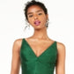 Blondie Nites Women's Zippered Short Sleeve Sweetheart Neckline Mini Fit Flare Formal Dress Green Size 9