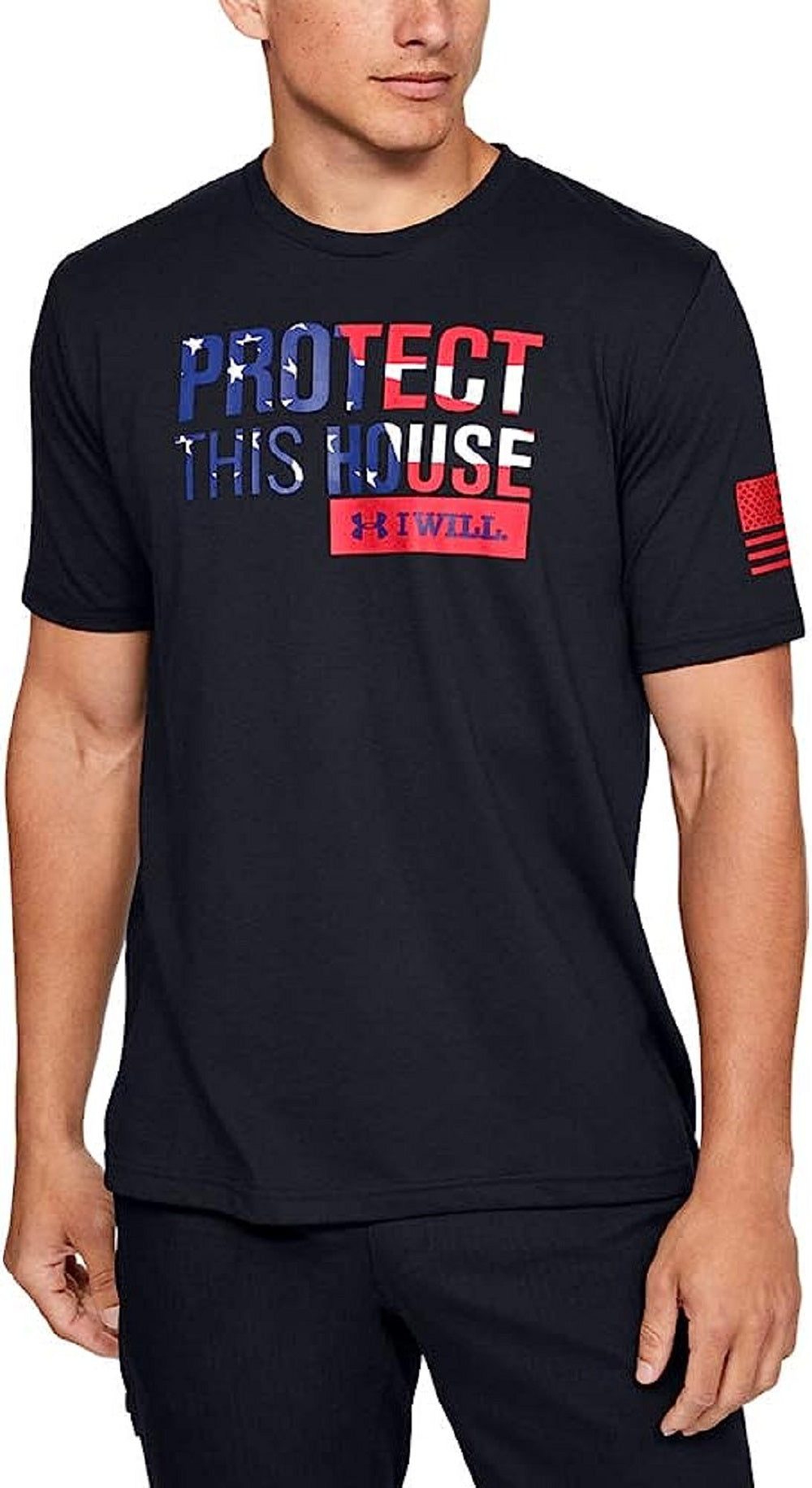 Under Armour Men's Ua Freedom Protect Shirt Black Size X-Large