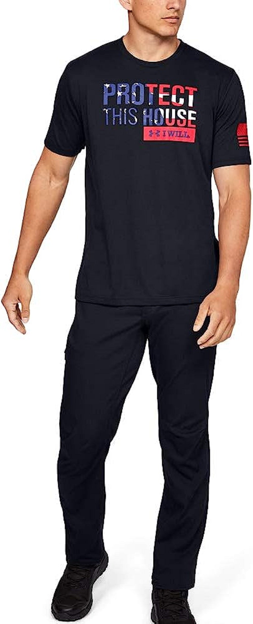 Under Armour Men's Ua Freedom Protect Shirt Black Size X-Large