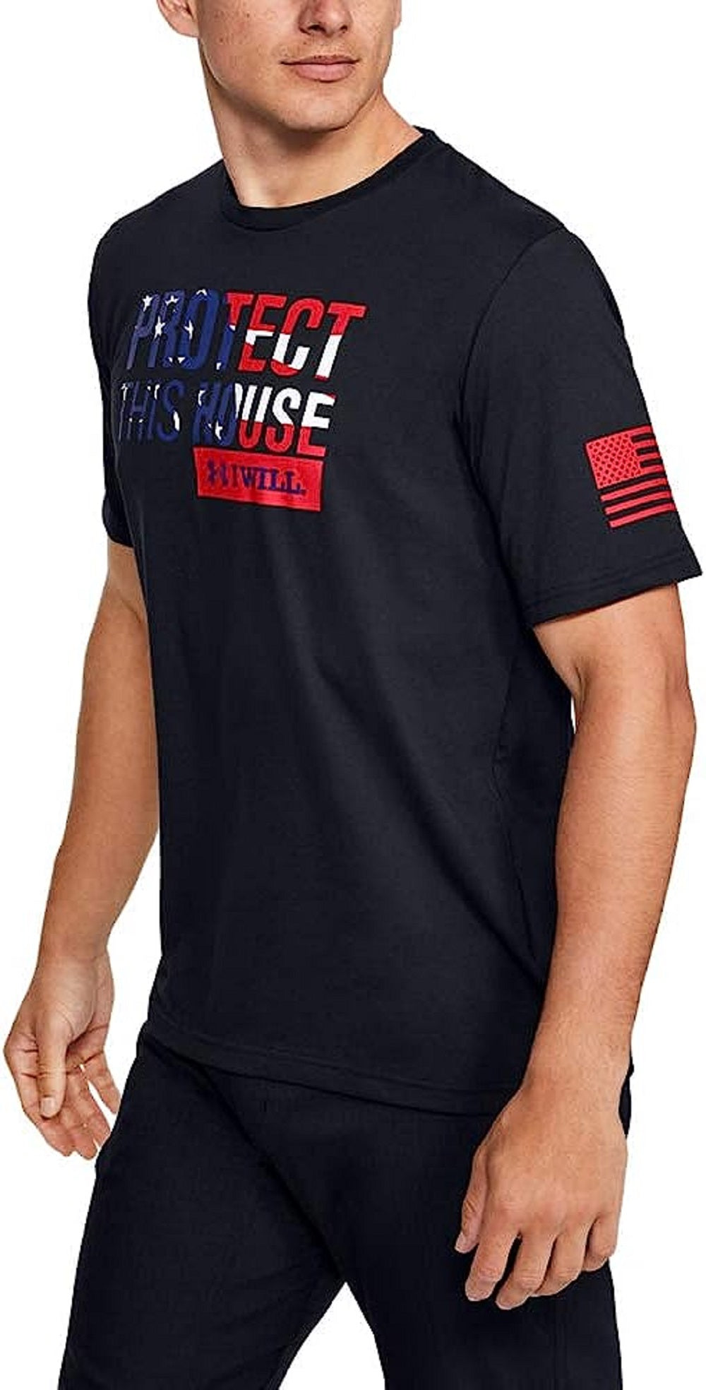 Under Armour Men's Ua Freedom Protect Shirt Black Size X-Large