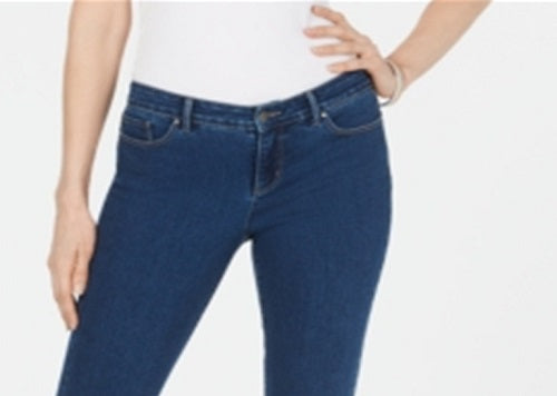 Charter Club Women's Tummy Control Skimmer Jeans Blue Size 12