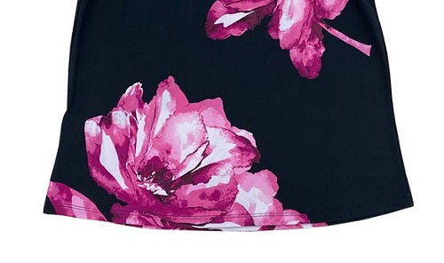 INC International Concepts Women's Floral Off Shoulder Top Blue Size X-Large