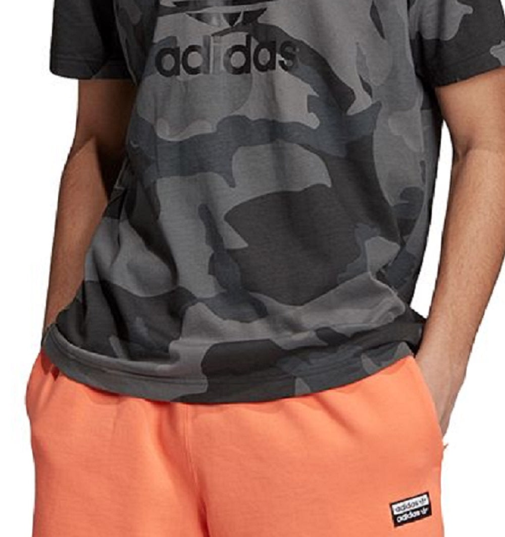 adidas Men's Camo T-Shirt Gray Size Small