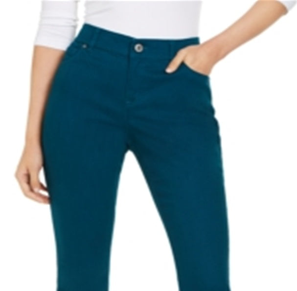 INC Iternational Concepts Women's Curvy Fit Skinny Jeans Blue Size 14