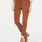Style & Co Women's Tummy Control Corduroy Pants Brown Size 10