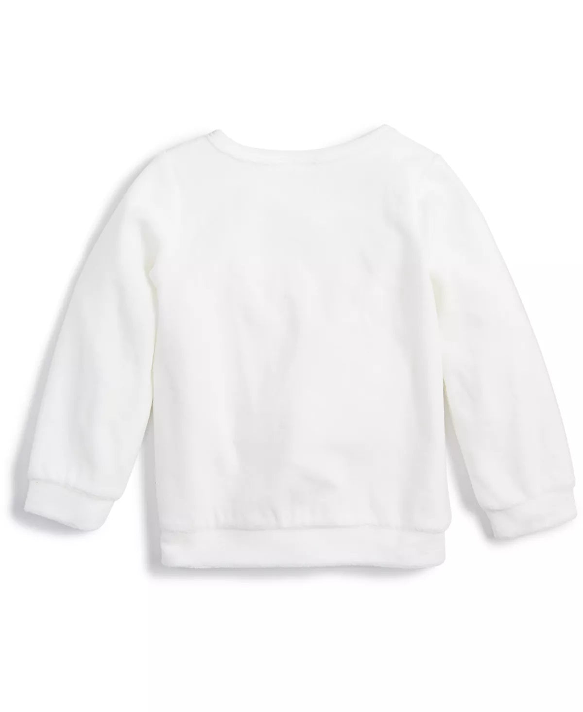 First Impressions Baby Girls Velour Bow Top White Size 12MOS