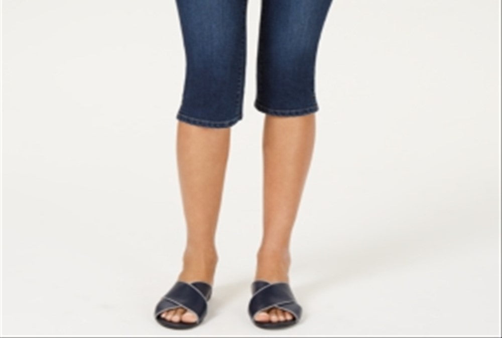Charter Club Women's Atlantic Skimmer Jeans Wash Blue Size 16 Petite