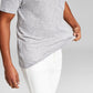 And Now This Men's Ribbed Pocket Knit Short Sleeve Shirt Gray Size X-Large
