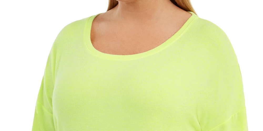 Ideology Women's Long Sleeve T-Shirt Gold Size 1X