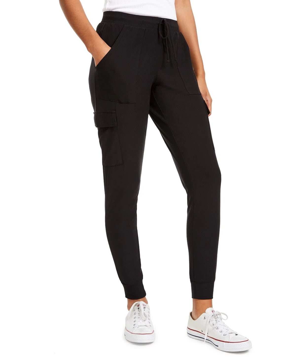 Planet Gold Junior's Velour Jogger Pants Black Size X-Large
