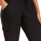 Planet Gold Junior's Velour Jogger Pants Black Size X-Large