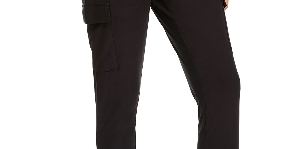 Planet Gold Junior's Velour Jogger Pants Black Size X-Large