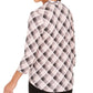 Charter Club Women's Petite Printed Top Pink Size Petite