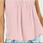 Charter Club Women's Sleeveless Pintuck Blouse Pink Size X-Large