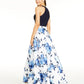 City Studios Junior's Lace Top & Long Floral Skirt White Size 1