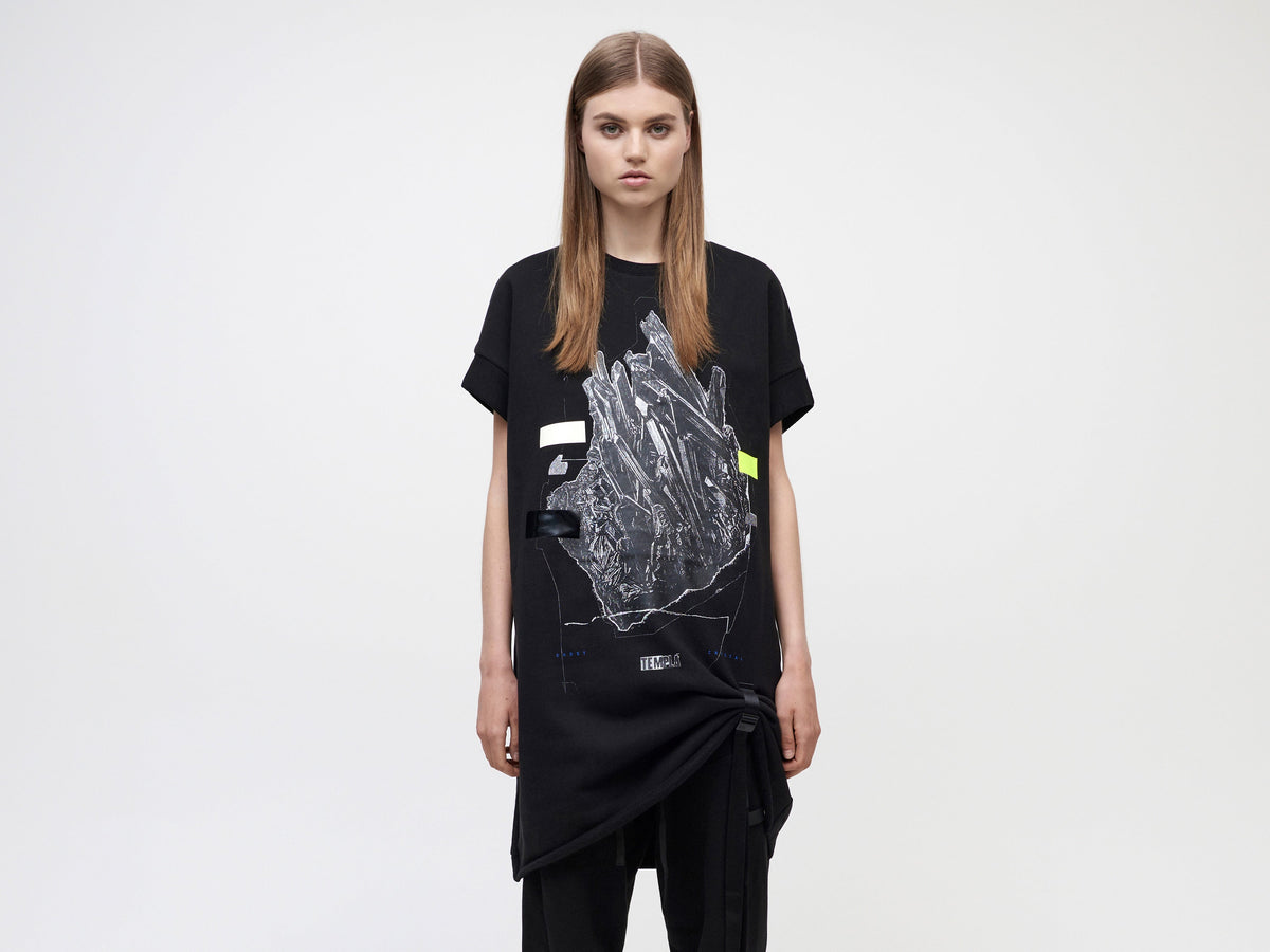 Palla Tee Ghost Crystal Unisex - Black