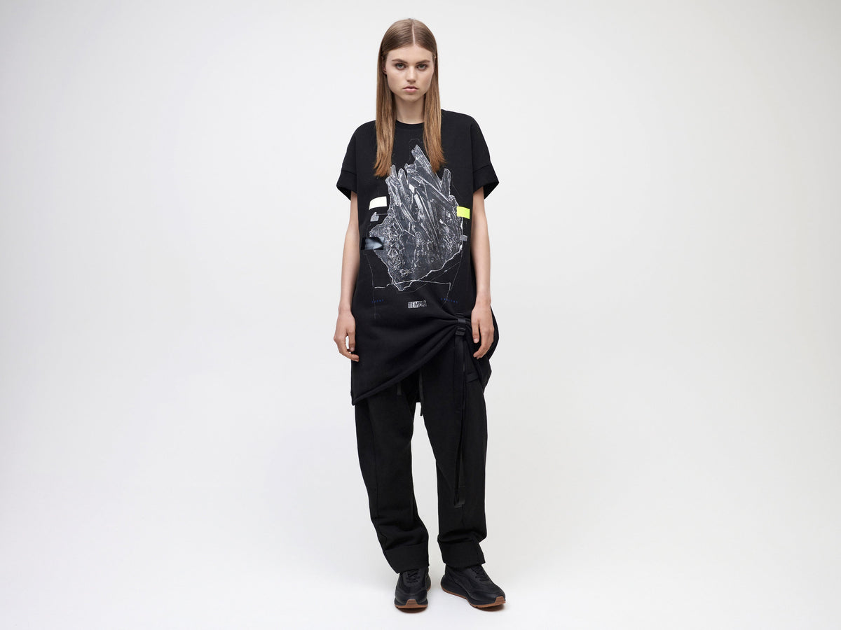Palla Tee Ghost Crystal Unisex - Black