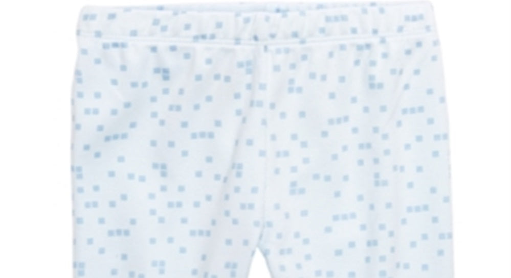 First Impressions Baby Boy's Square Print Cotton Jogger Pants Blue Size 6-9MOS