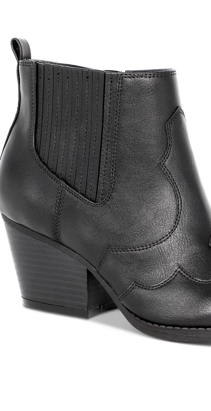 American Rag Women's Kayla Booties Shoes Black Size 6 M