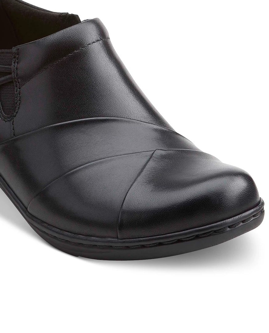 Clarks Women's Collection Channing Ann Flats Black Size 8.5 W