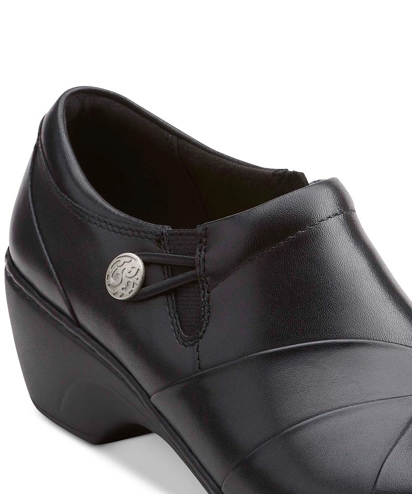 Clarks Women's Collection Channing Ann Flats Black Size 8.5 W