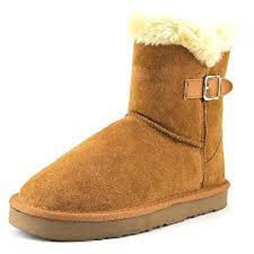 Style & Co Women's Tiny 2 Winter Booties Dark Brown Size 6 M