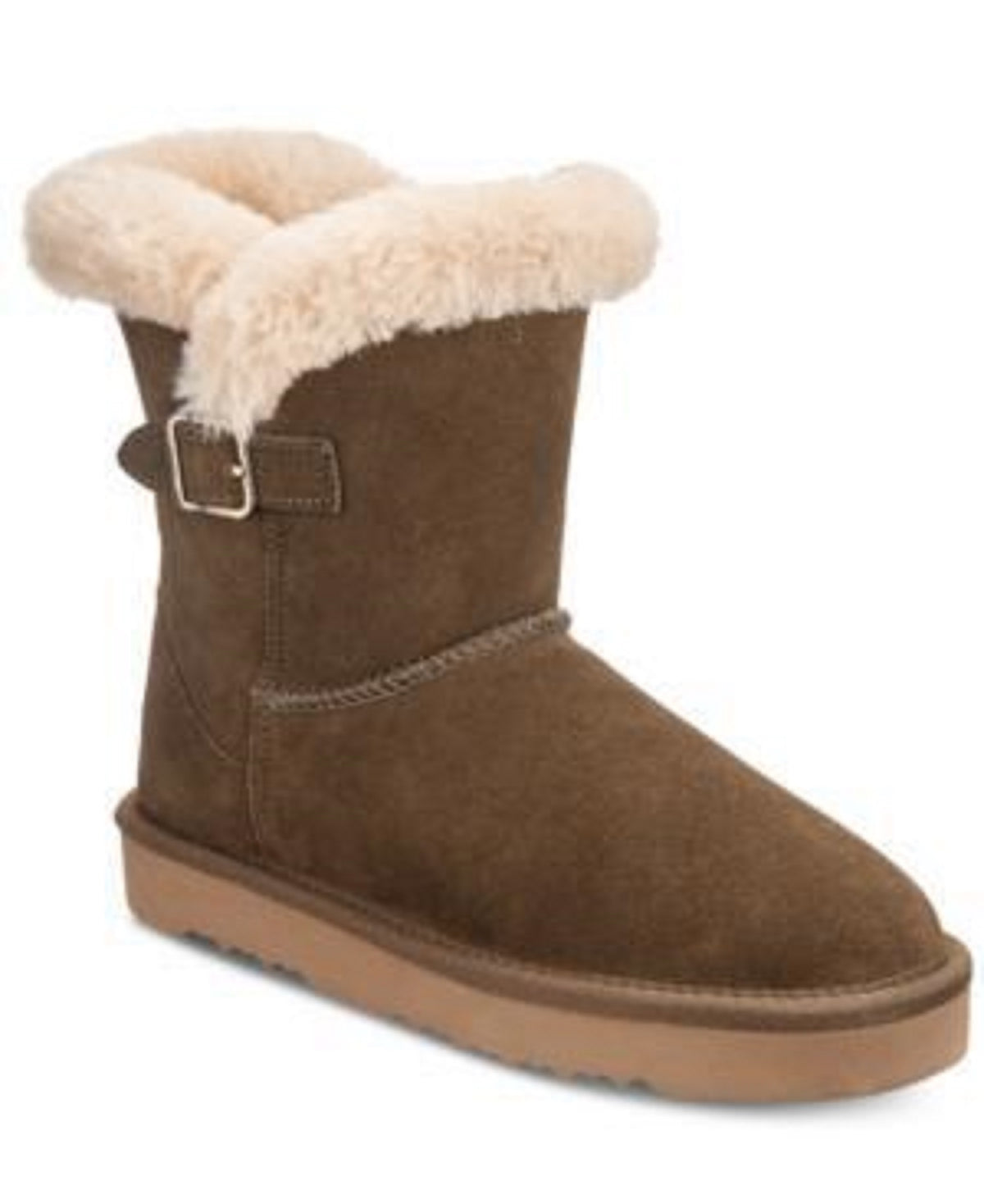 Style & Co Women's Tiny 2 Winter Booties Med Brown Size 5 M