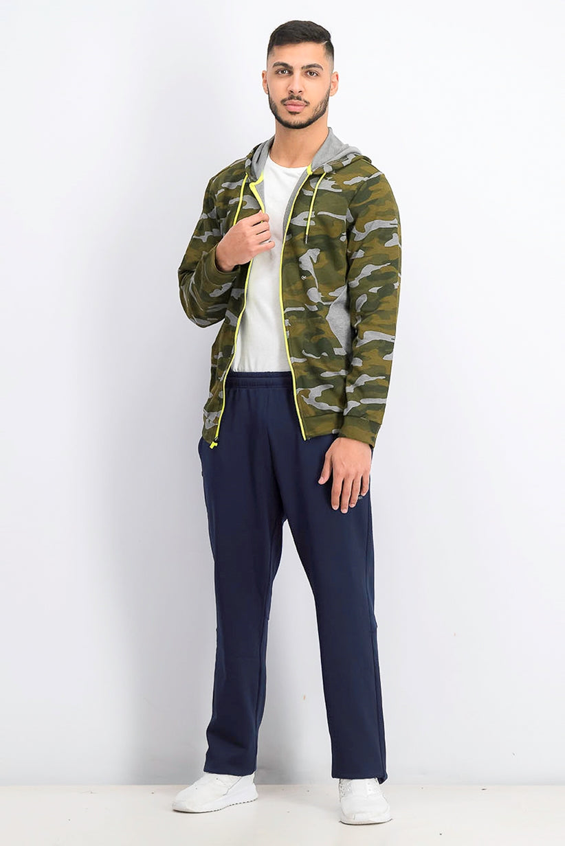 Ideology Men's Colorblocked Camo Jacket Dark Green Size XX-Large