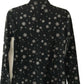 Karen Scott Women's Snowy Glory Mock Neck Top Black Size Petite Small