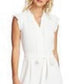 Cece Women's Pleated Jumpsuit Natural Size 0