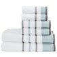 Decorative Cotton Stripe Bath Towel Set - Noelle Collection